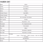 Huben Airguns GK1 Pistol + Silencer - Image 5