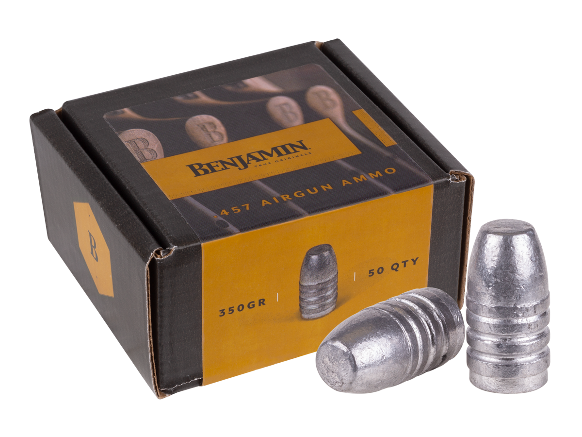 benjamin-flat-point-457cal-350gr-50ct_1645122479 Benjamin .457 Caliber Flat Nose, 350 Grains - 50 ct - Image 1